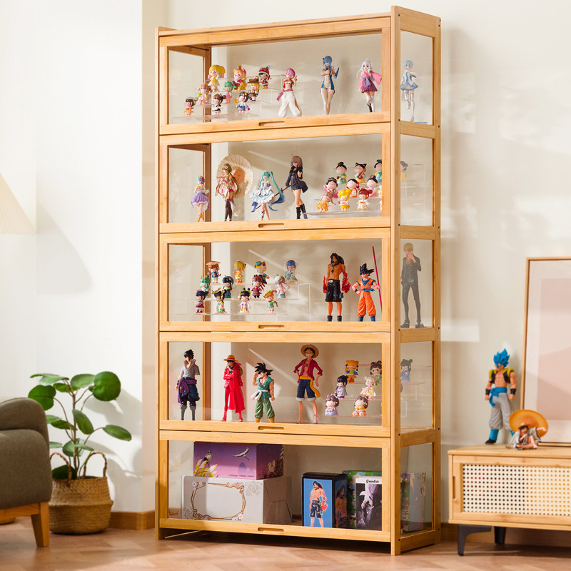 Storage & Organization - Large acrylic transparent figurine display cabinet,