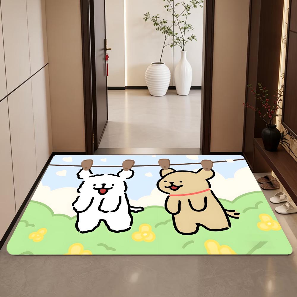 Anime L-LINE FRIENDS Puppy Flo - Quick Dry Diatomite Bath Mat review and price