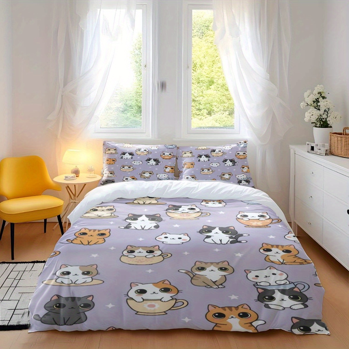 Soft Duvet Cover Set of Three  - Duvet Cover Sets With Zipper review and price