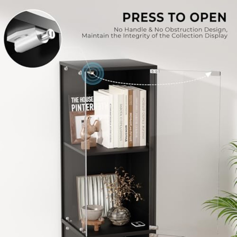 Corner display cabinet with gl - Lighting review and price