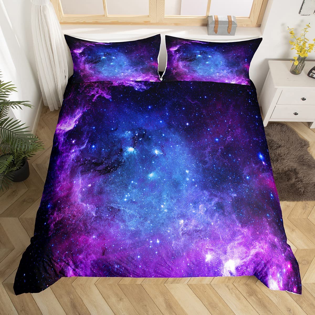 Galaxy Duvet Cover Set for Tee - Duvet Cover Sets With Zipper review and price
