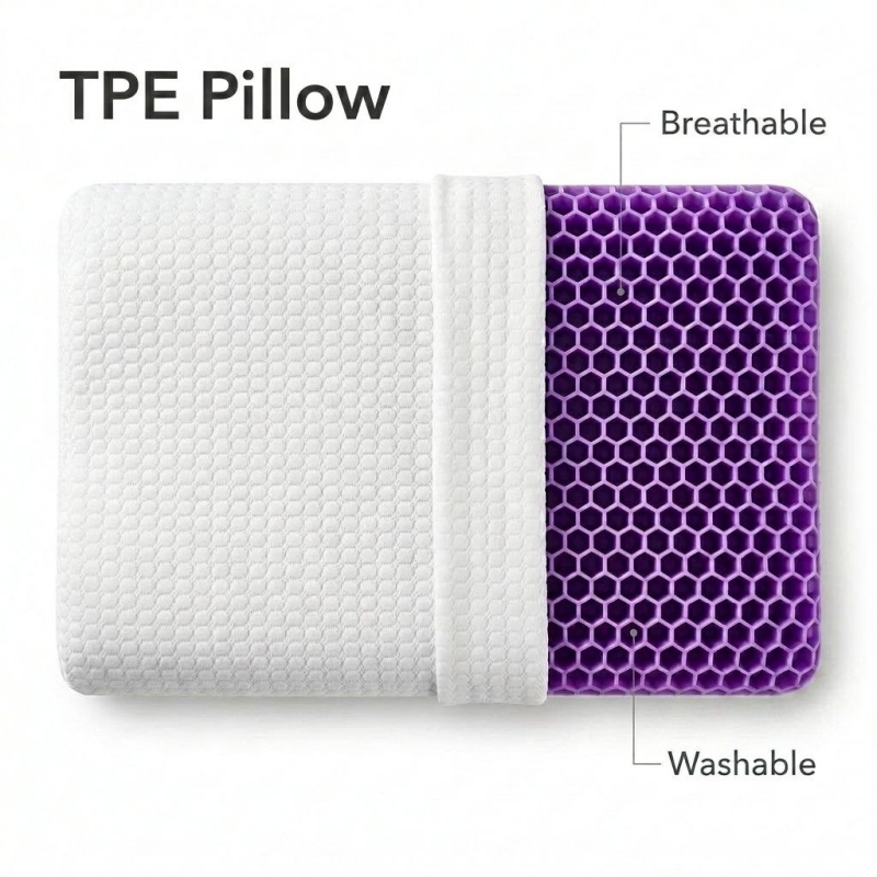 Breathable TPE Pectin Pillow E - Anti Snore Contour Pillow review and price