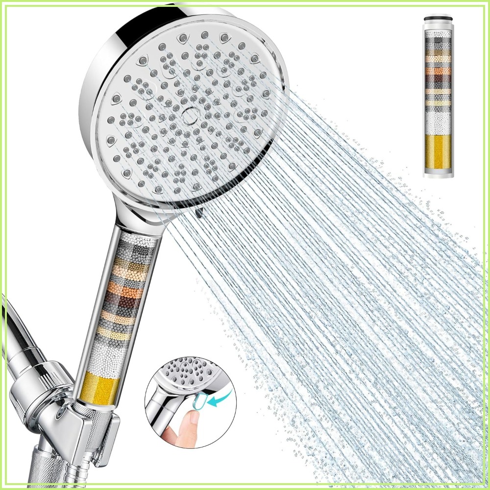 Filtered Shower Head with Hand - High Pressure Shower Head Handheld review and price