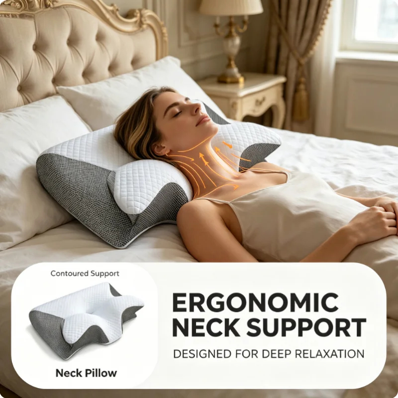 Neck Pain Relief Memory Foam C - Memory Foam Orthopedic Pillow Neck Pain review and price