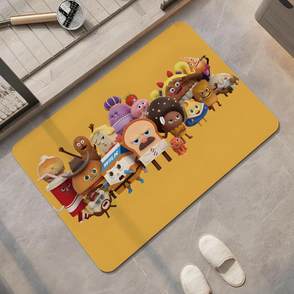 Cartoon B-Bread B-Barbershop F - Quick Dry Diatomite Bath Mat review and price