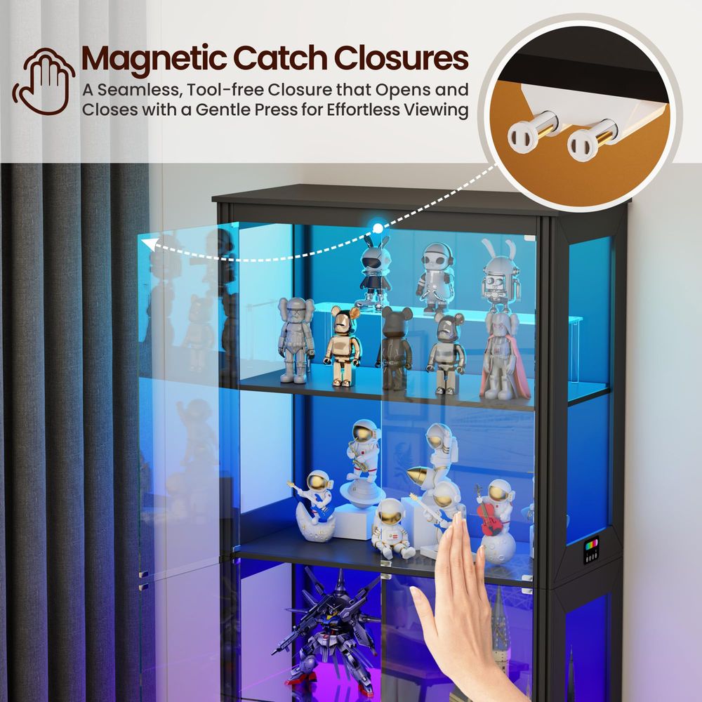Lighted Corner Display Curio C - Storage & Organization review and price