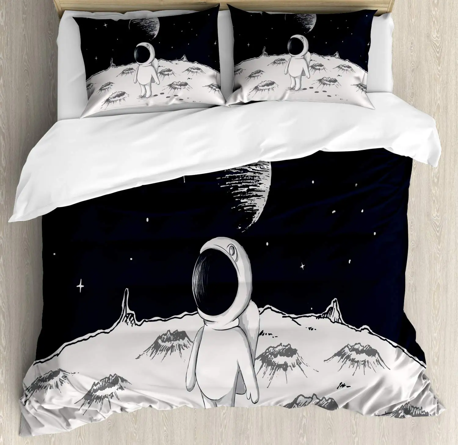 Astronaut Duvet Cover Set Cart - Duvet Cover Sets With Zipper review and price