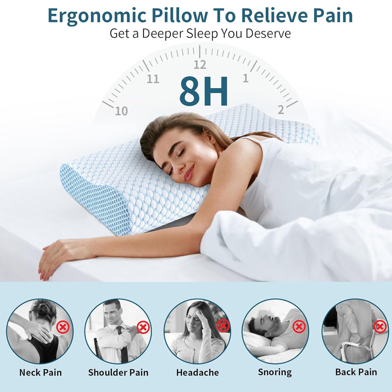Slow Rebound Pillow 60*40*12CM - Anti Snore Contour Pillow review and price