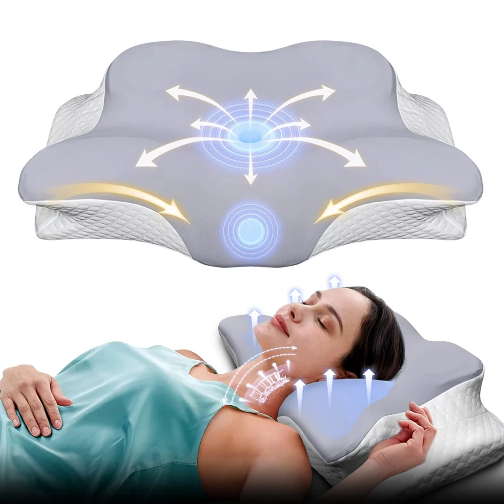Memory Foam Pillows Butterfly  - Memory Foam Orthopedic Pillow Neck Pain review and price