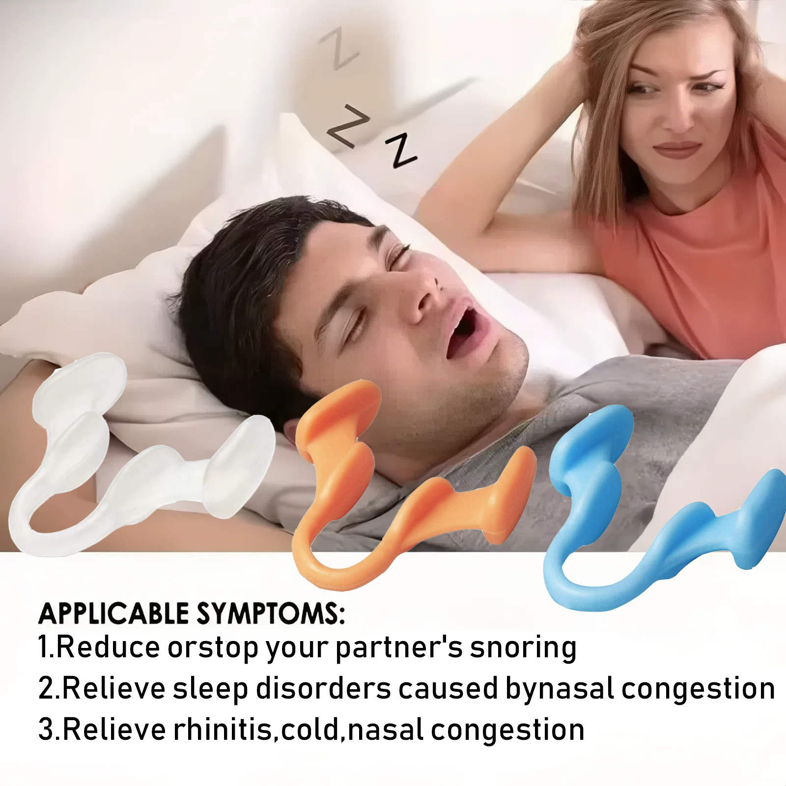 10PCS Silicone Anti Snore Nasa - Anti Snore Contour Pillow review and price