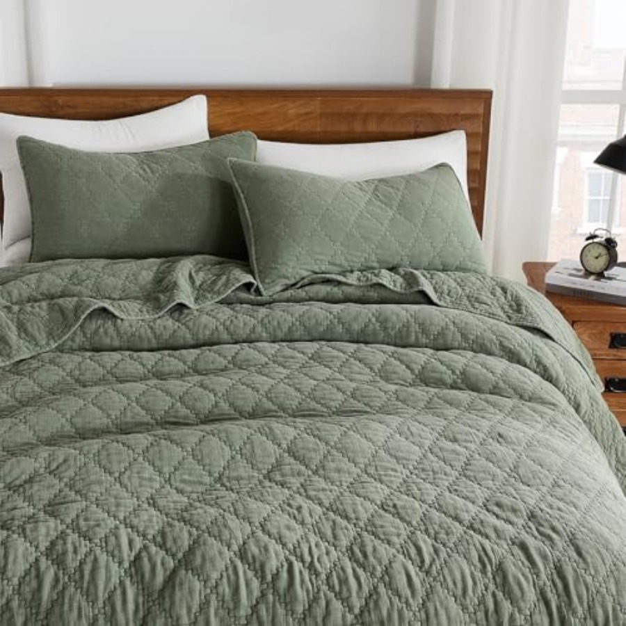 Size Quilt Set Muslin Cotton S - Muslin Cotton Bedspread review and price
