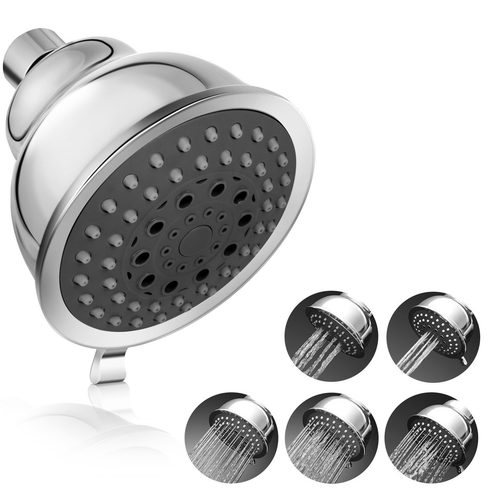 1pc Bathroom Shower Head 5 Gea - High Pressure Shower Head Handheld review and price