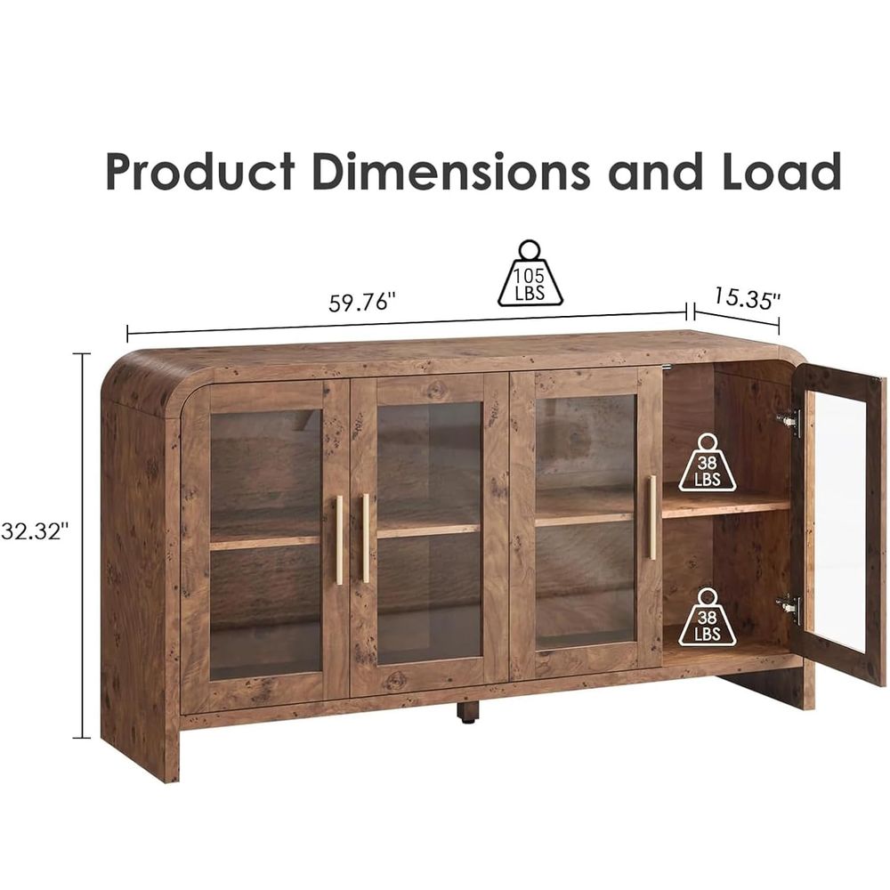 Sideboard Buffet Cabinet with  - Storage & Organization review and price
