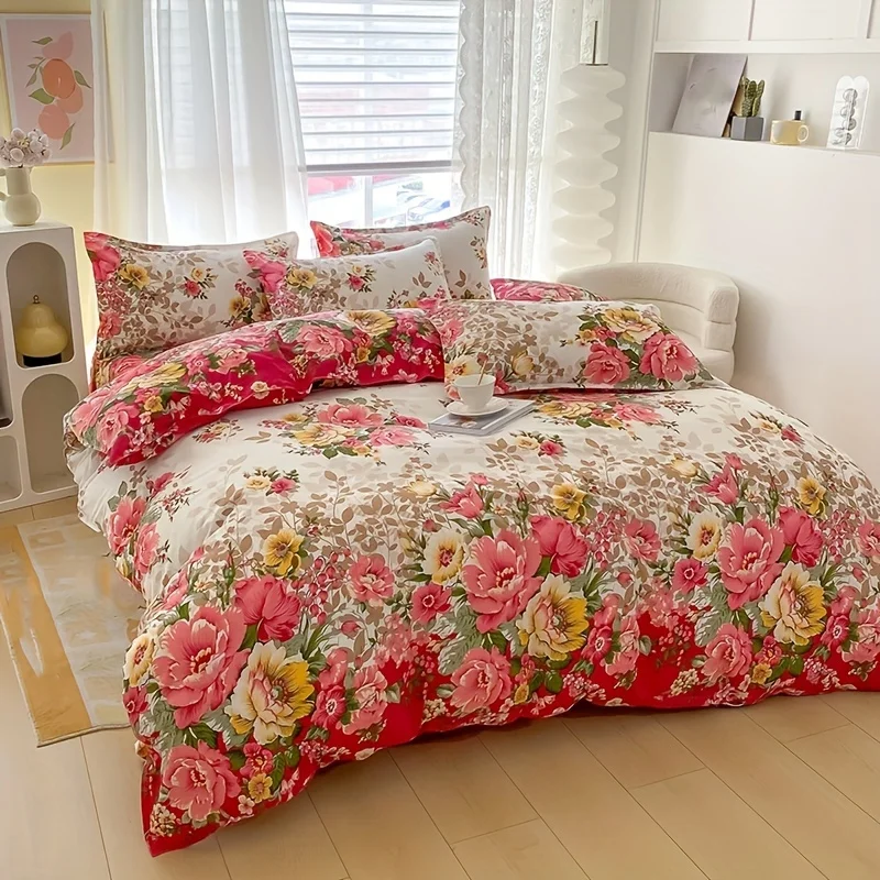 Floral Duvet Cover Set with Zi - Duvet Cover Sets With Zipper review and price