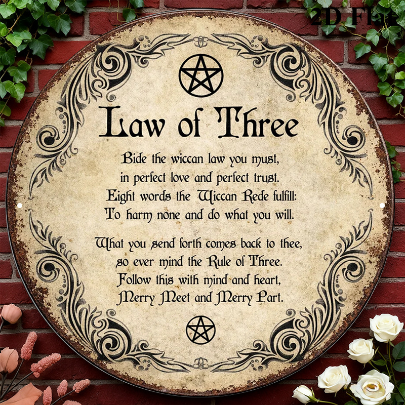CIFBUY Vintage Wicca Triple Go - Home Decor review and price